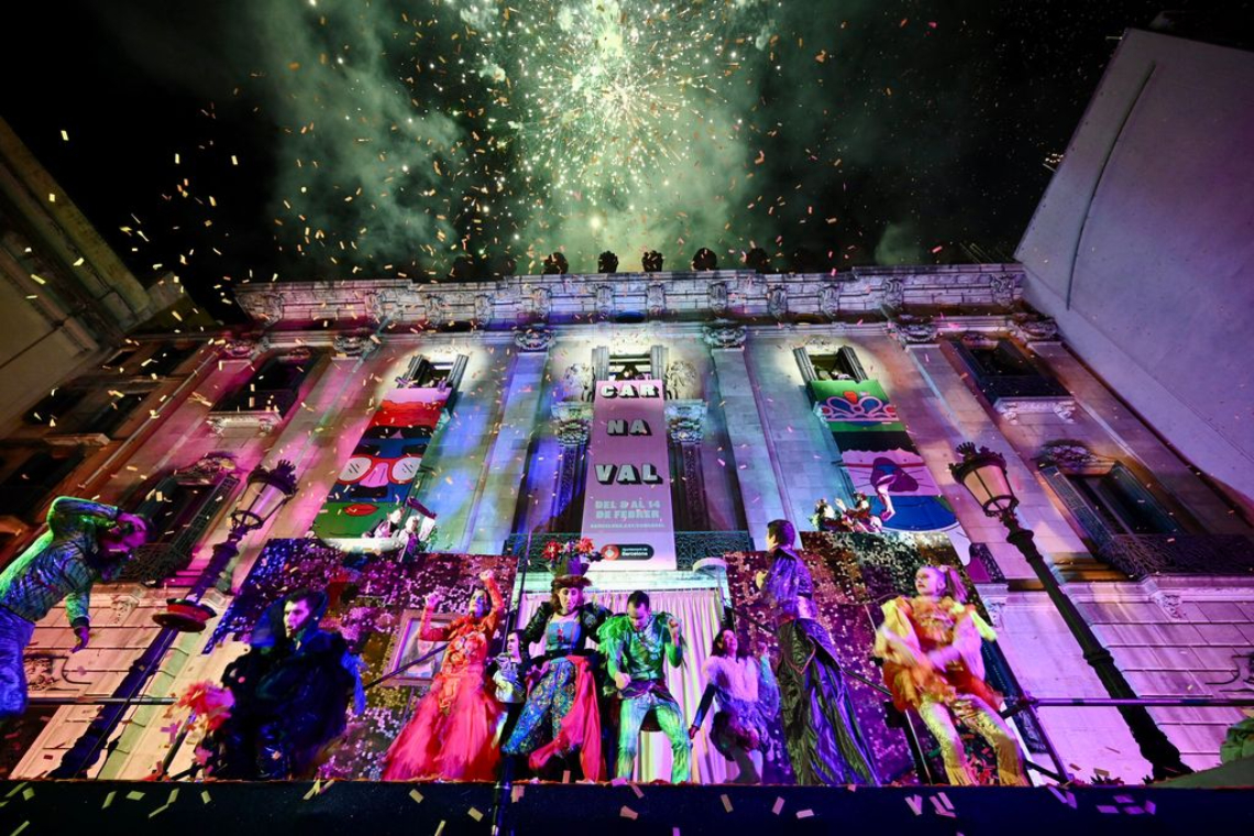 Imatge de l'inici de la Taronjada del Carnestoltes de Barcelona. Foto: Pep Herrero / Ajuntament de Barcelona