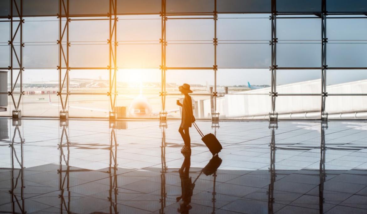 Fotografía del aeropuerto de Barcelona por dentro
