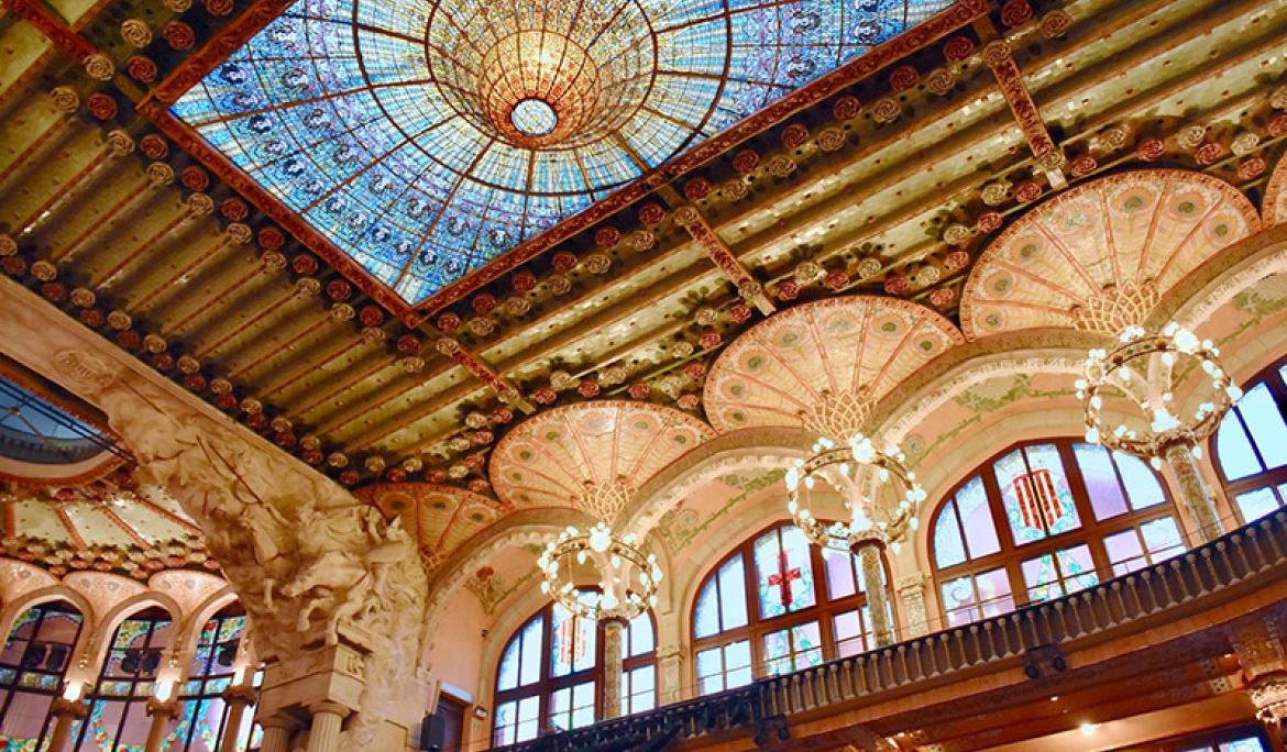 Interior del Palau de la Música Catalana