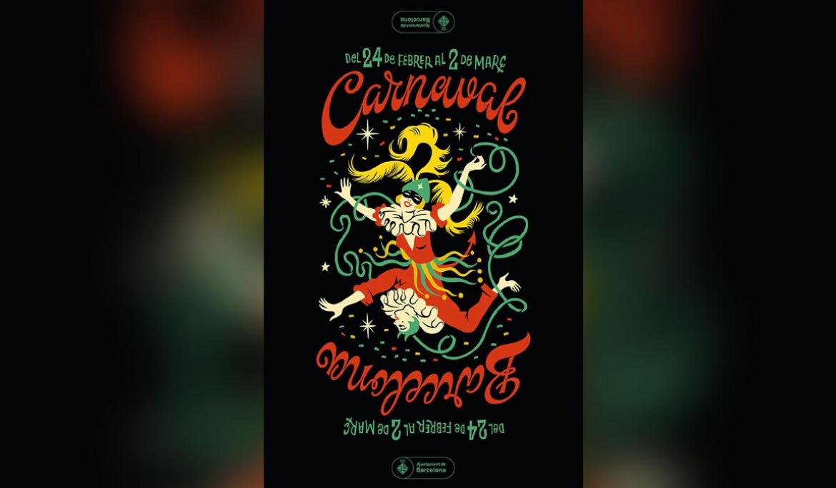 Cartell del Carnaval de Barcelona 2022 / Foto: Ajuntament de Barcelona