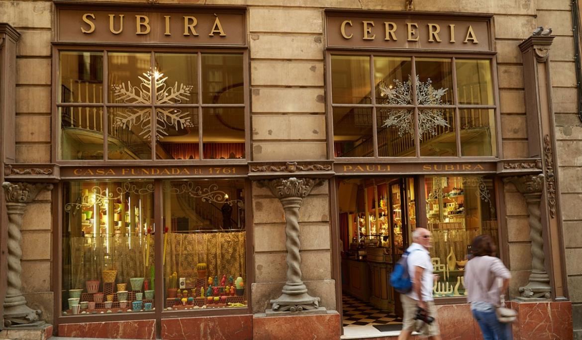 “Cereria Subirà” (C/ Baixada llibreteria, 7) / Foto: TMB