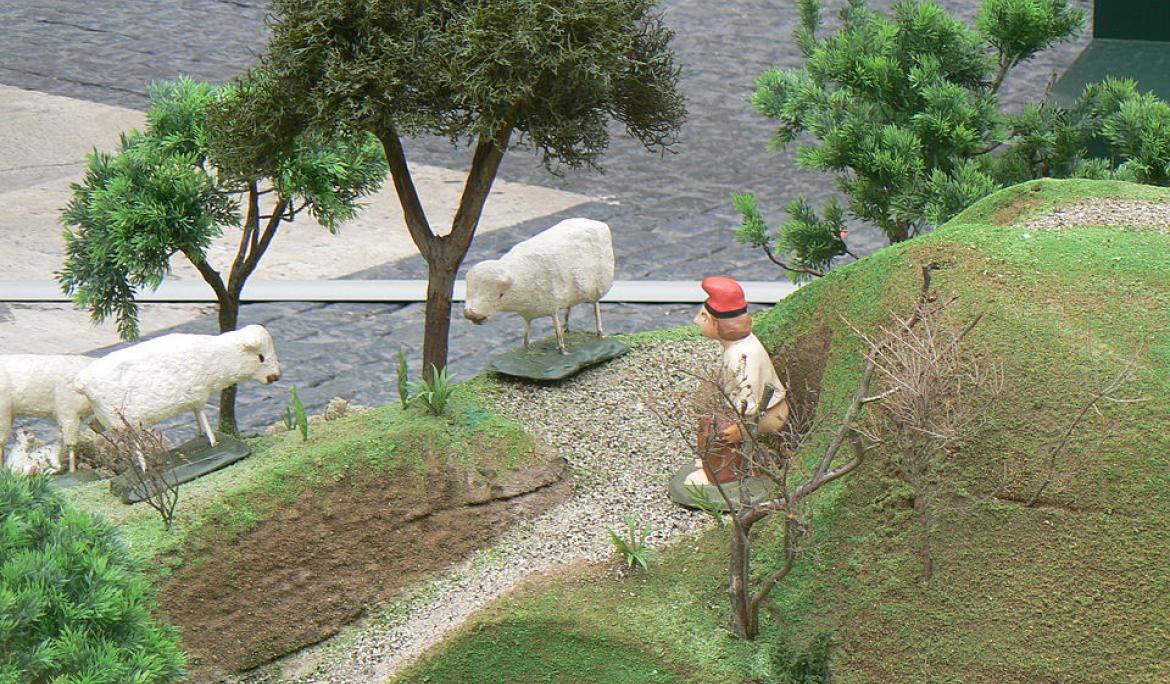 El caganer es posa en un racó amagat del pessebre / Foto: Slastic via https://commons.wikimedia.org/w/index.php?curid=12597241