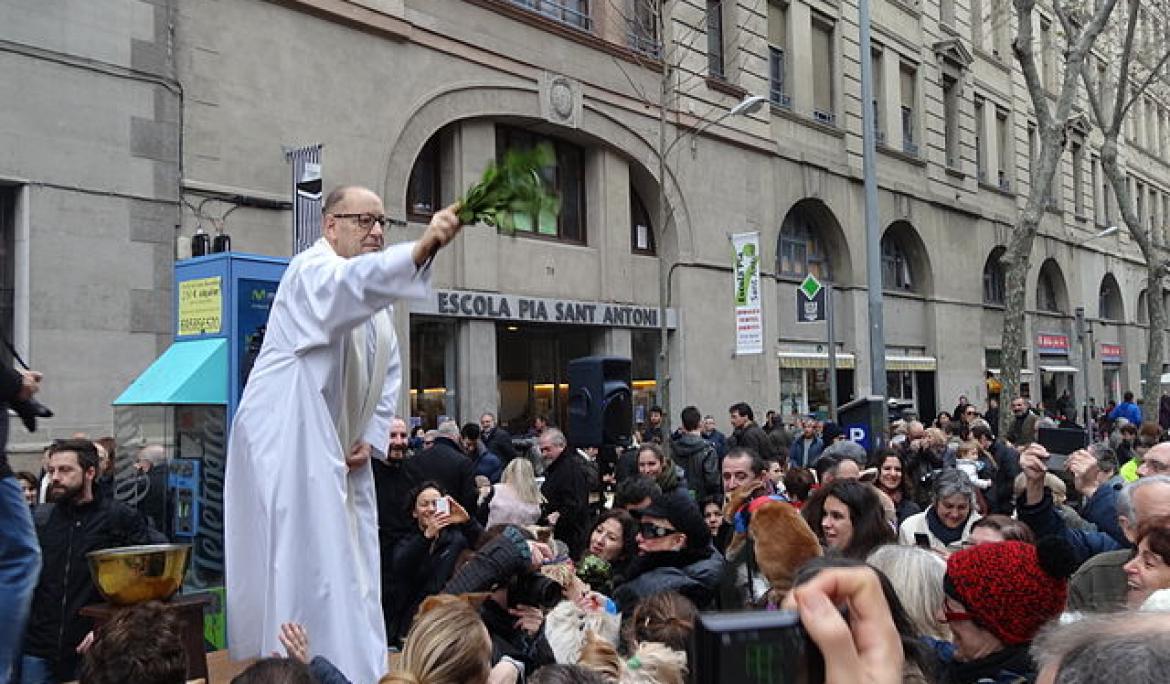 És tradició beneir els animals domèstics durant la celebració / Foto: Jordi Ferrer via WikiCommons