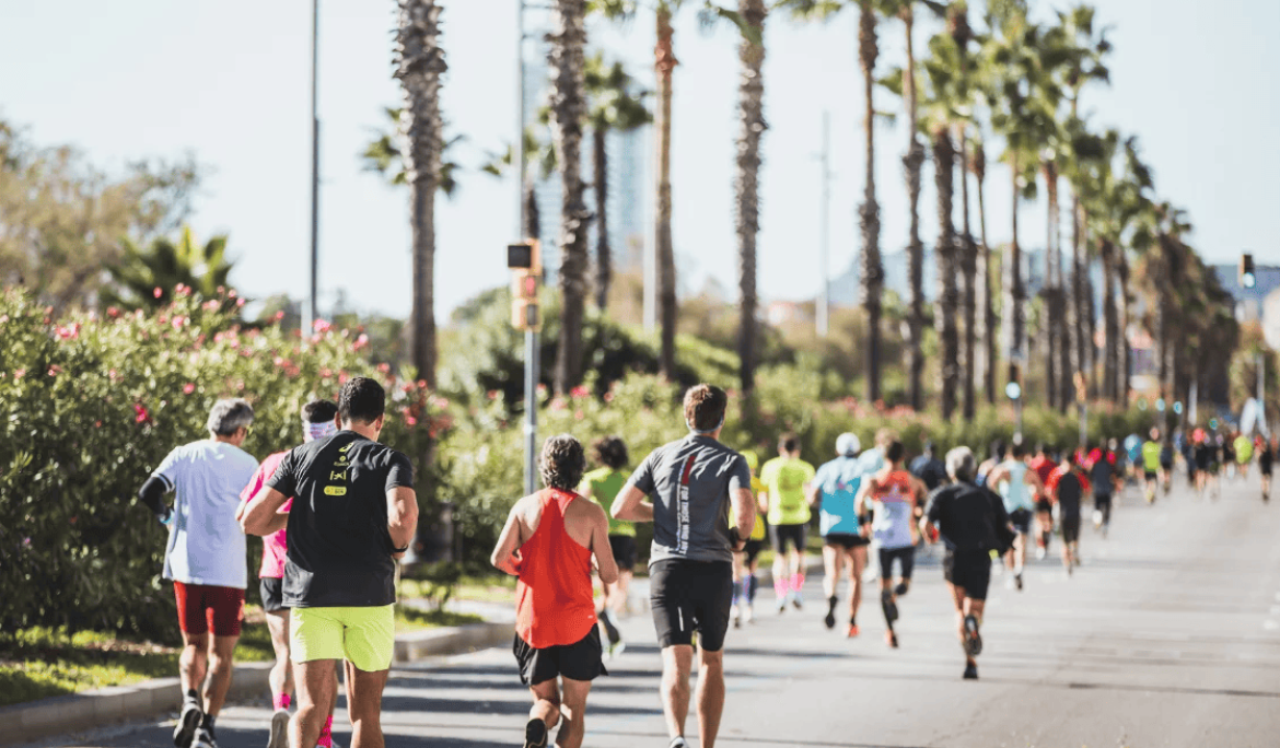 Image of runners during the Marathon / Photo: Zurich Marató Barcelona
