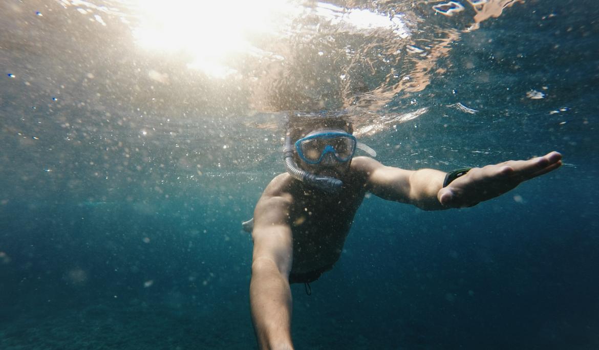 Si te gusta la vida marina, el snorkel es una actividad que no puedes perderte / Foto: Cristian Palmer vía Unsplash