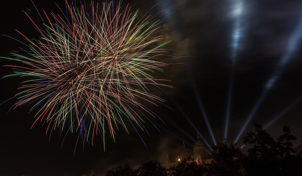 The Mercè festivities culminate with the most anticipated fireworks show: the Piromusical / Photo: Aleix Cabrera via Unsplash