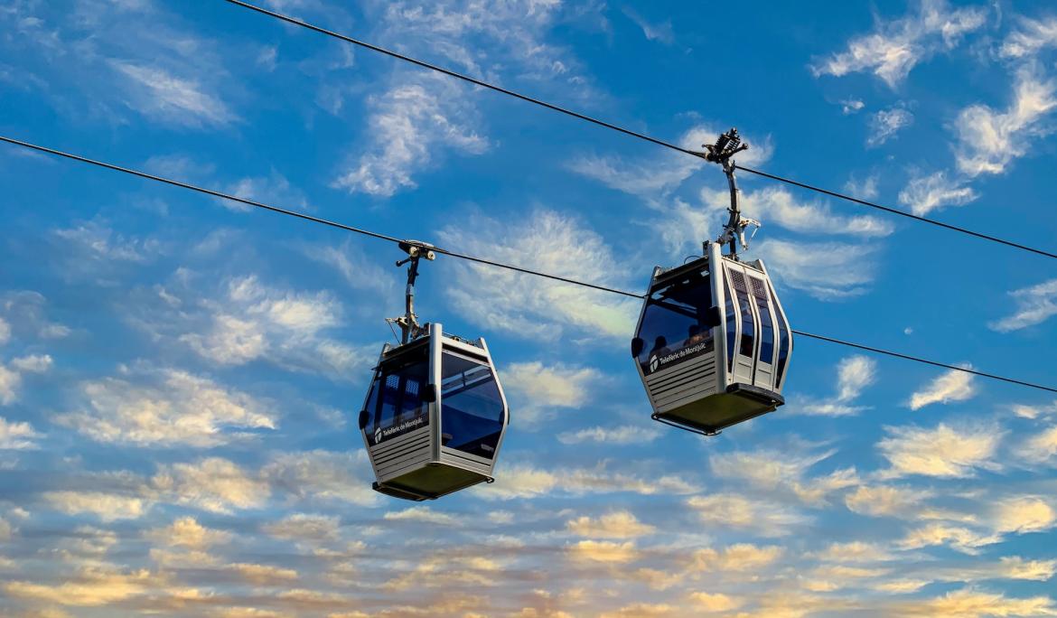 El telefèric de Montjuïc va registrar un rècord històric de passatgers durant el passat mes d'agost / Foto: Manuel Torres via Unsplash