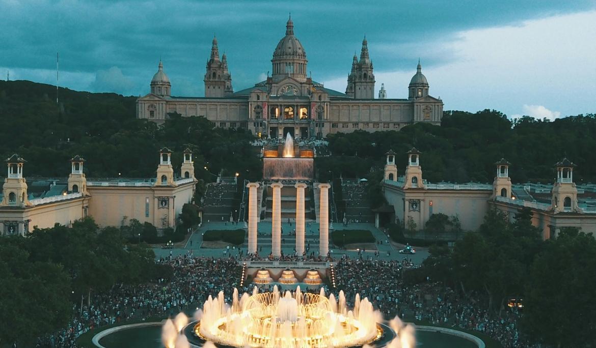 The Montjuïc Castle, located at the highest point, offers a panoramic view of the city and the sea / photo: Vitality Zamedyanskiy via Unsplash