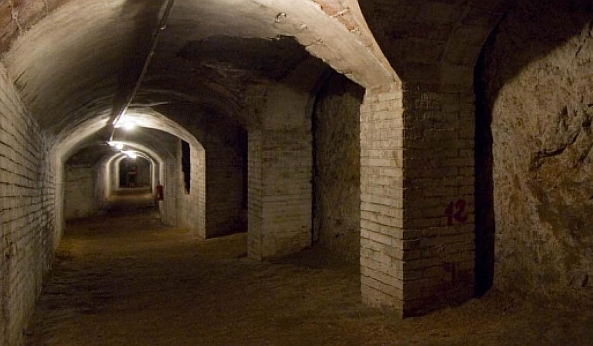 Espai preservat del refugi antiaeri 307 situat al Poble-sec / Foto via Ajuntament de Barcelona