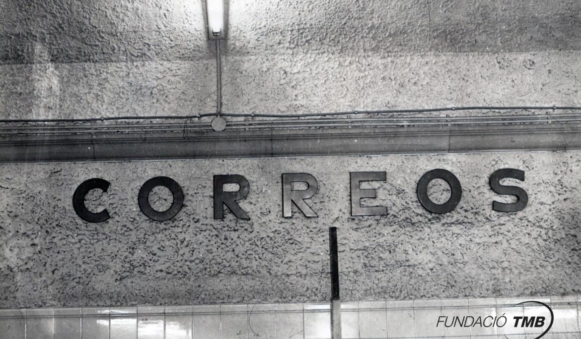 Correus, señalización – Archivo Fundación TMB