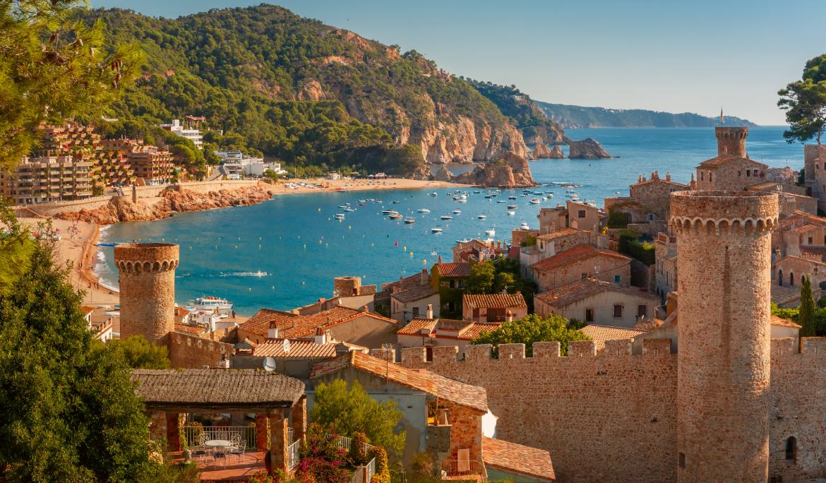 Panorámica de Tossa de Mar
