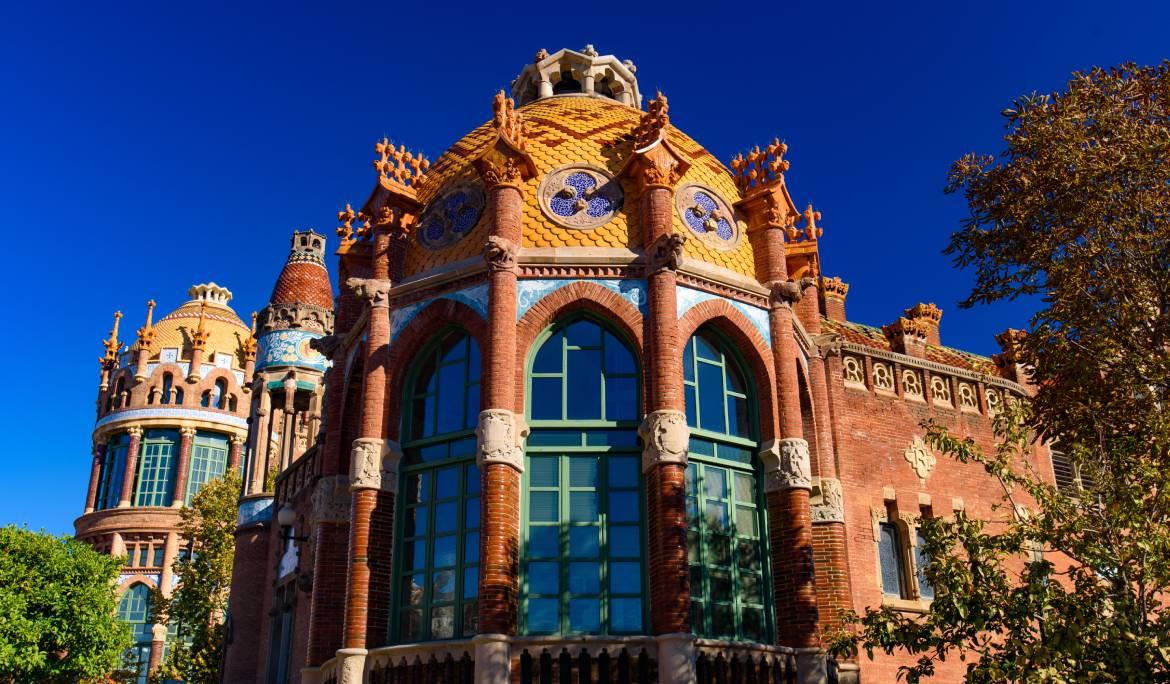Image of Sant Pau, the largest modernist complex in the world.