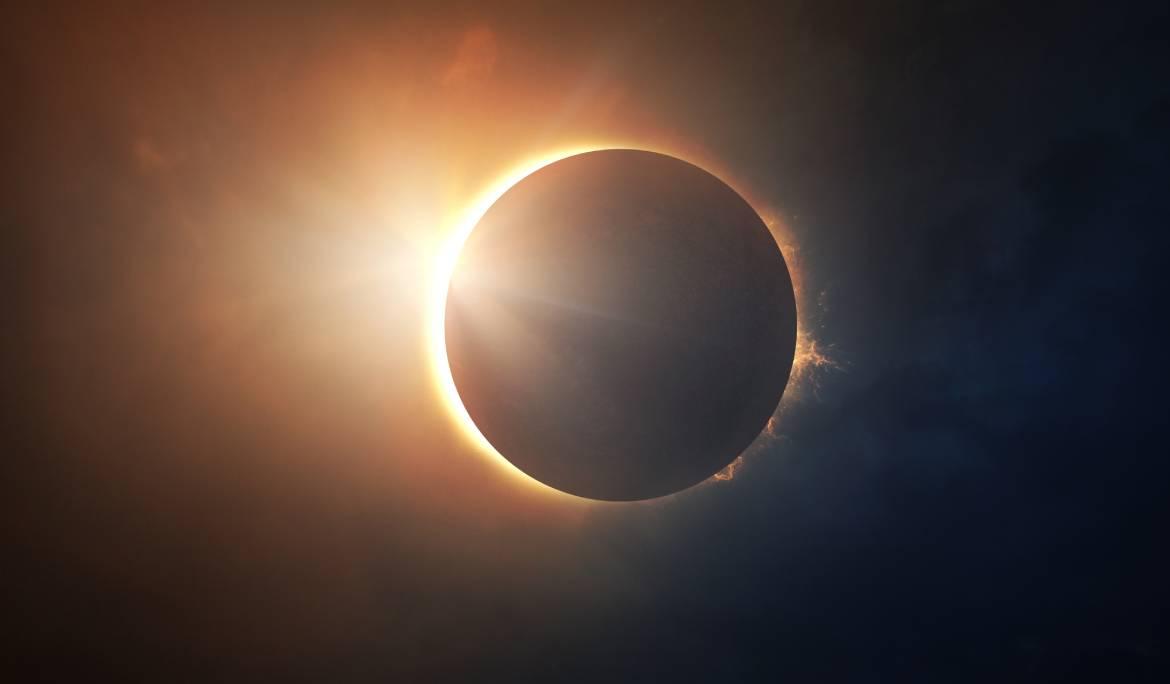 Imagen de un eclipse solar