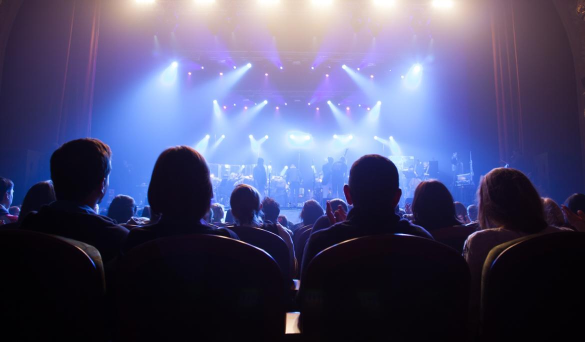 Públic al teatre Tivolí veient un musical.