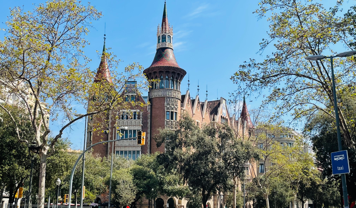 The Casa de les Punxes of Barcelona