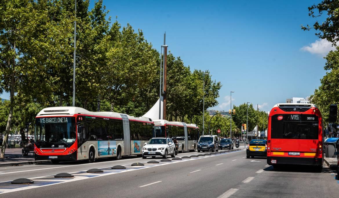Busos per la Barceloneta