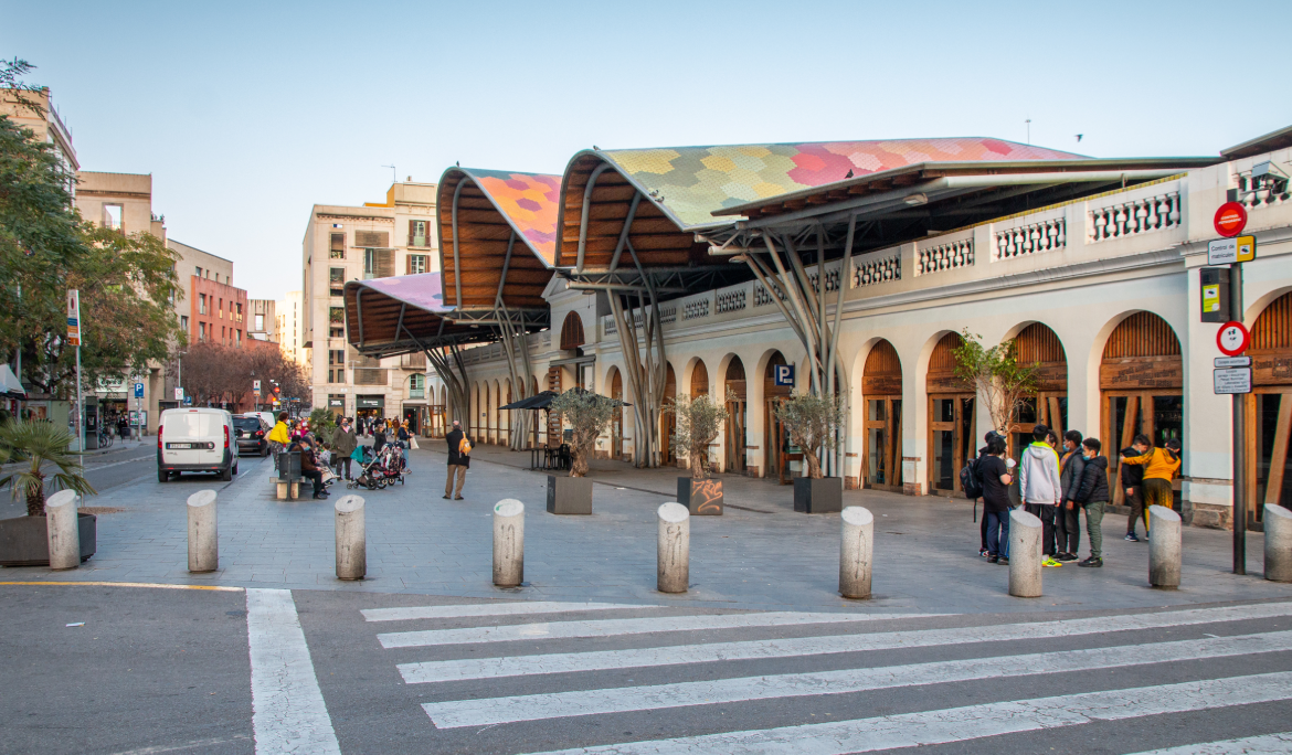 Imatge del mercat de santa Caterina a Barcelona.