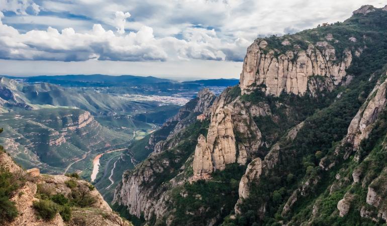 Don't miss the incredible views from Montserrat!