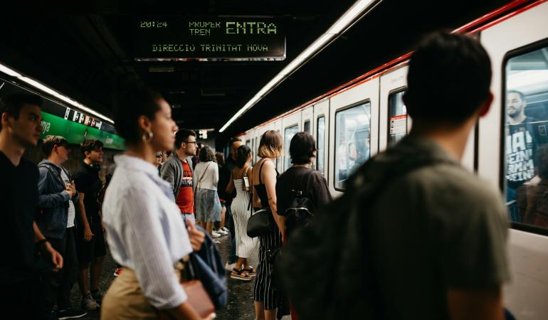 Moverse por Barcelona en metro
