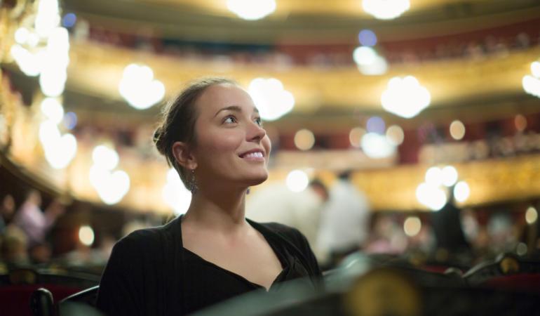 Girl at the opera